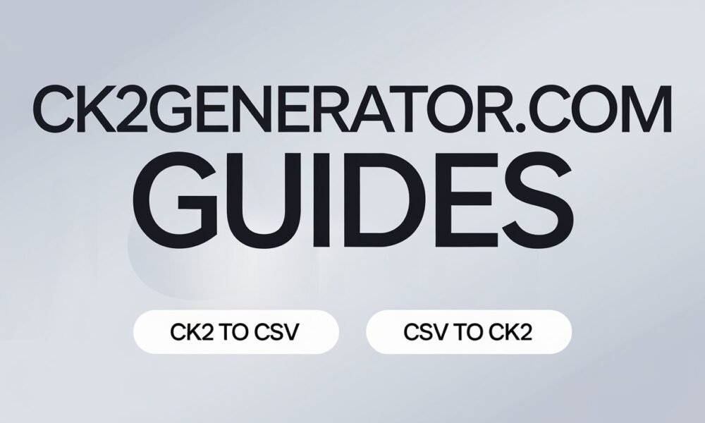 CK2Generator.com guides