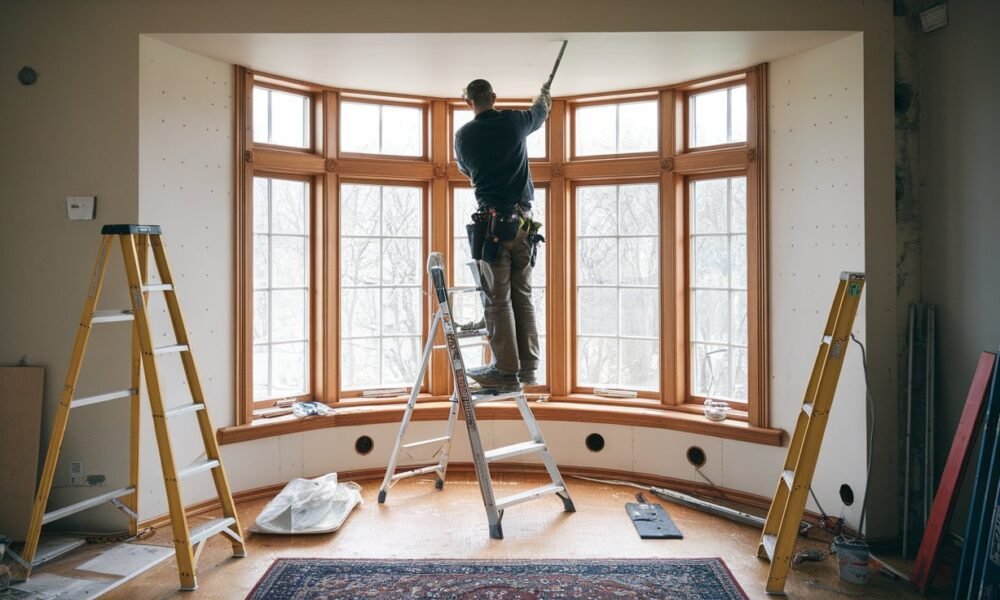 bay window installation