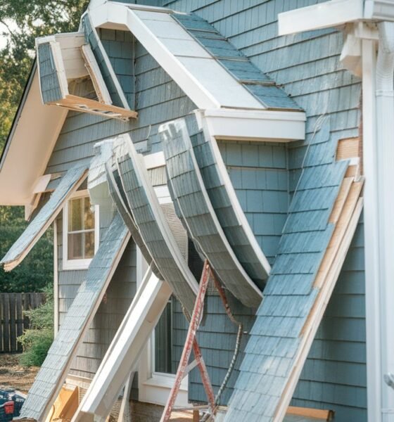 Hanging Hardie siding