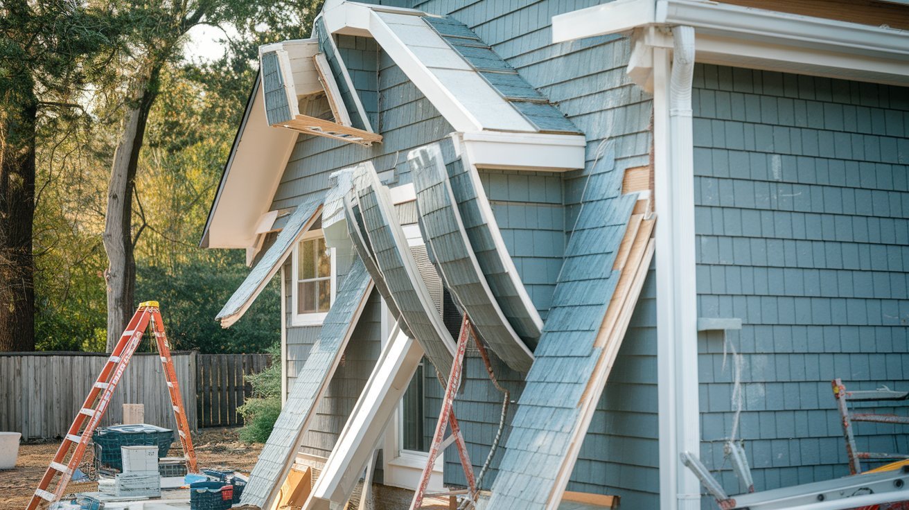 Hanging Hardie siding